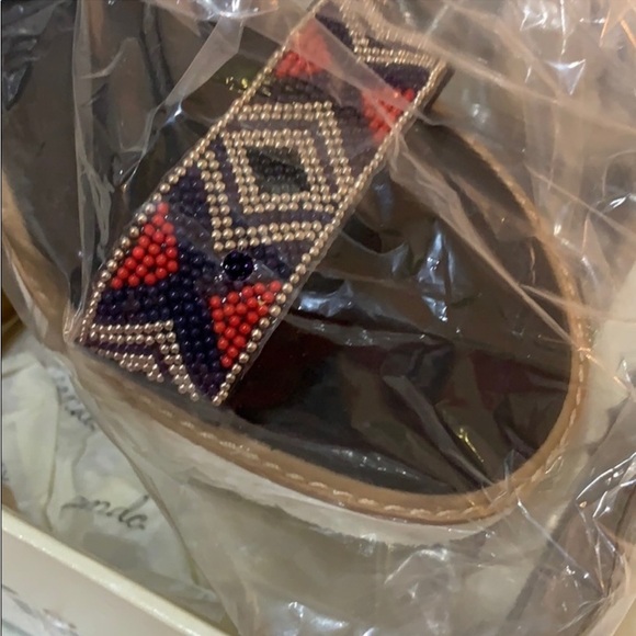 🪖😀🔥Anthropologie - Liendo by Seychelles “Athens” Beaded Sandal - EU40 - Picture 6 of 6